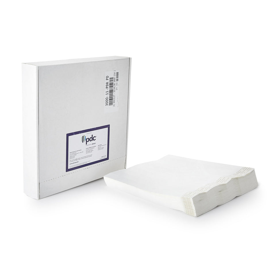 ShortStay Identification Band, 12 13 Inch, White-Identification Wristband Short Stay Write On Band Adhesive Closure Without Legend
