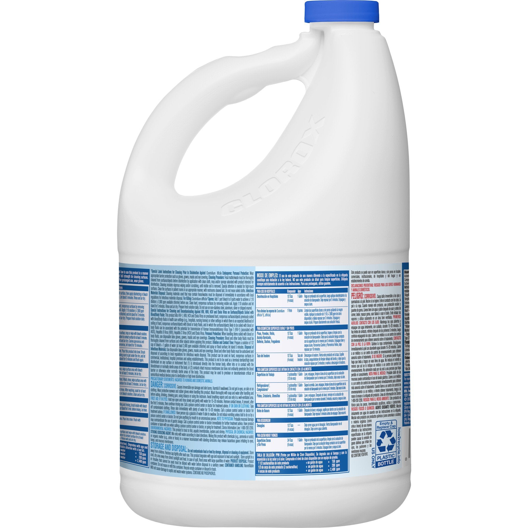 Clorox Pro™ Clorox® Germicidal Bleach, Jug, 1 gal. - Housekeeping>Cleaners and Disinfectants - The Clorox Company