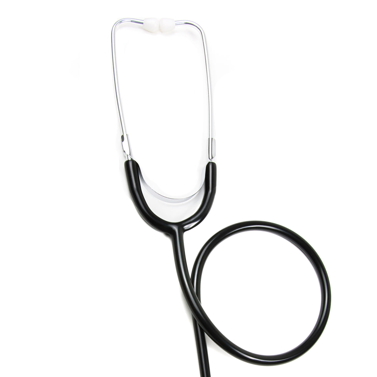 McKesson Basic Classic Stethoscope-General Exam Stethoscope McKesson Black 1-Tube 22 Inch Tube Double Sided Chestpiece