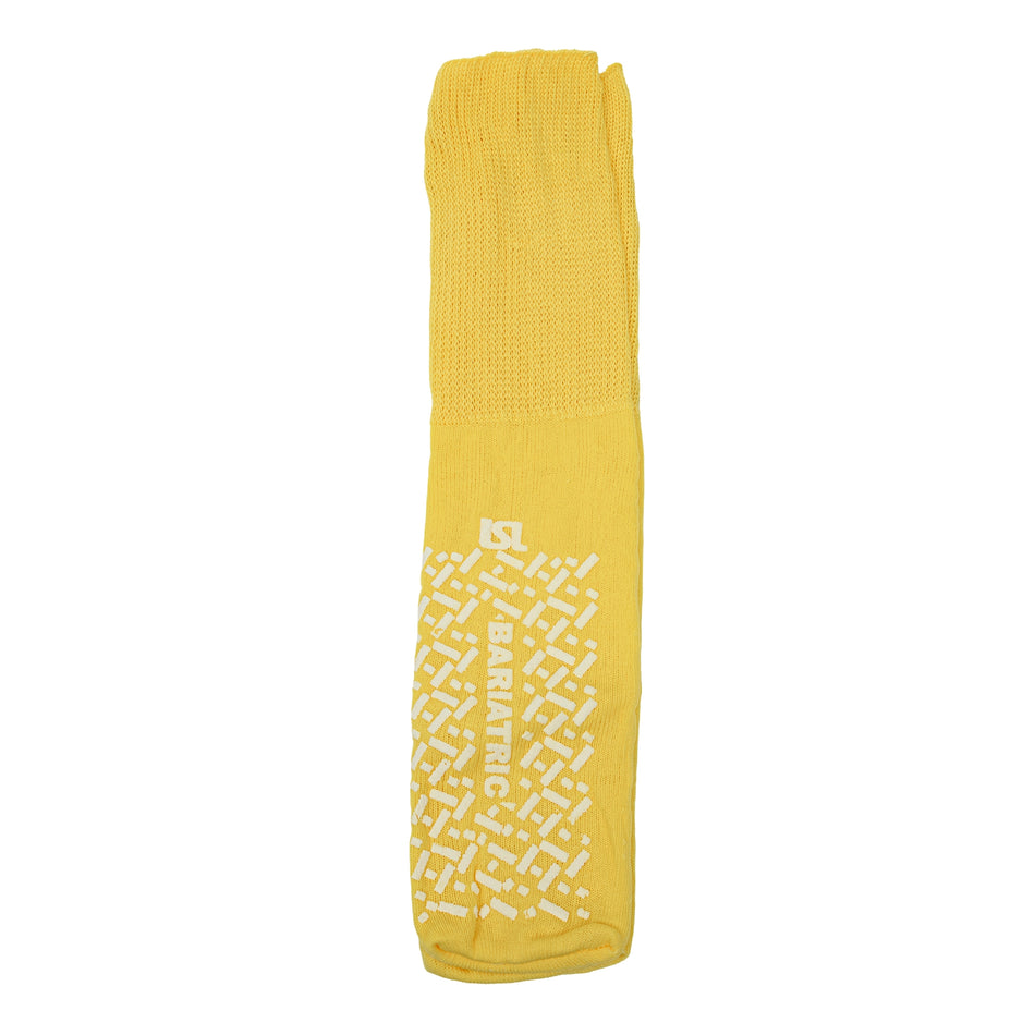 Slipper Socks Unisex Adult Bariatric Double Tread Single Patient Use Yellow - Apparel>Slippers and Slipper Socks - LSL Ind...
