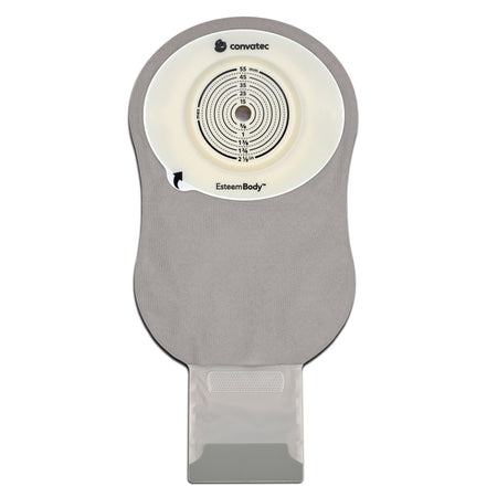 Ostomy Pouch Esteem Body™ One-Piece System 11 Inch Length Convex, Trim To Fit 10 to 45 mm Stoma Drainable - Ostomy>Ostomy...