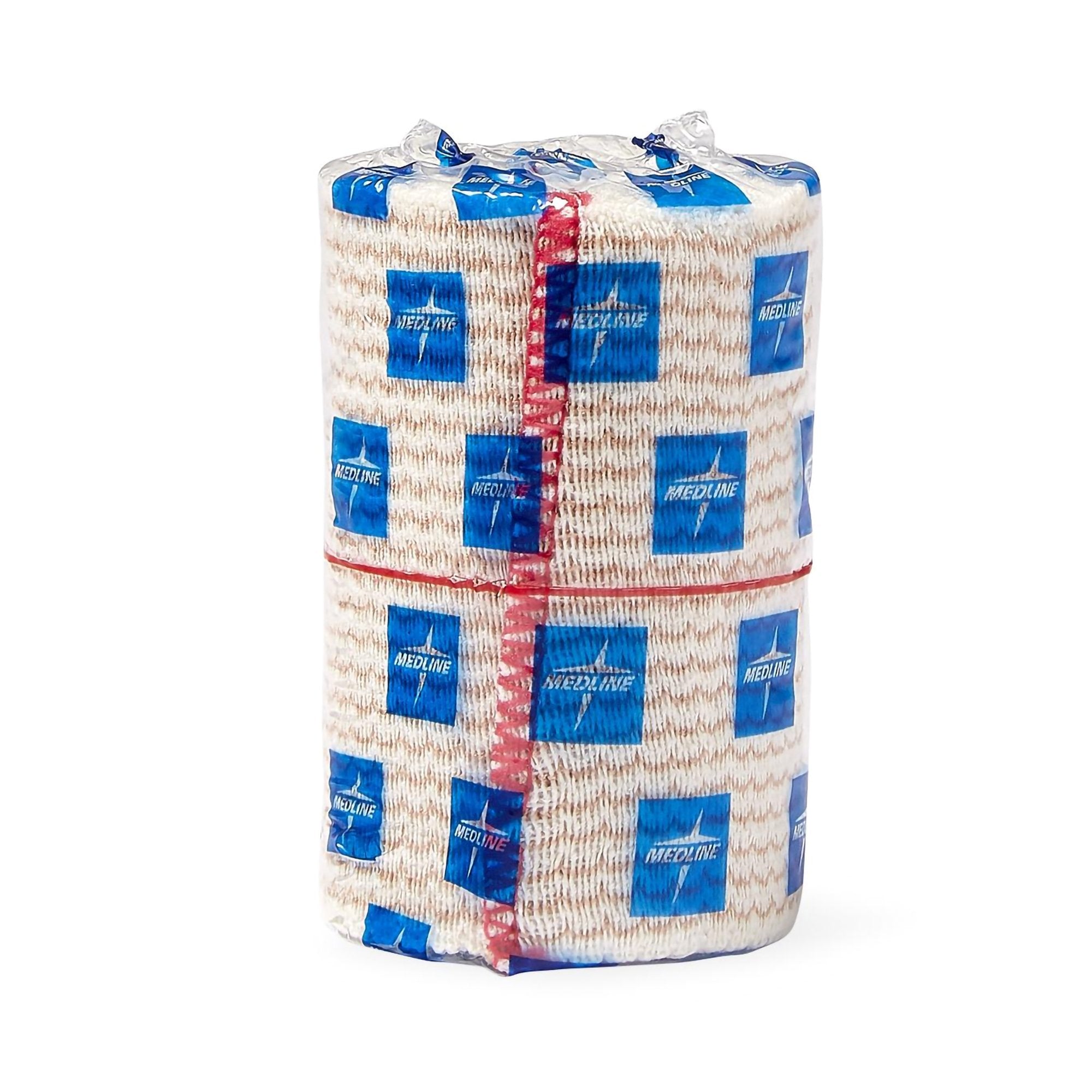 Matrix Double Hook and Loop Closure Elastic Bandage, 3 Inch x 5 Yard-Elastic Bandage Matrix 3 Inch X 5 Yard Double Hook and Loop Closure Natural NonSterile Medium Compression