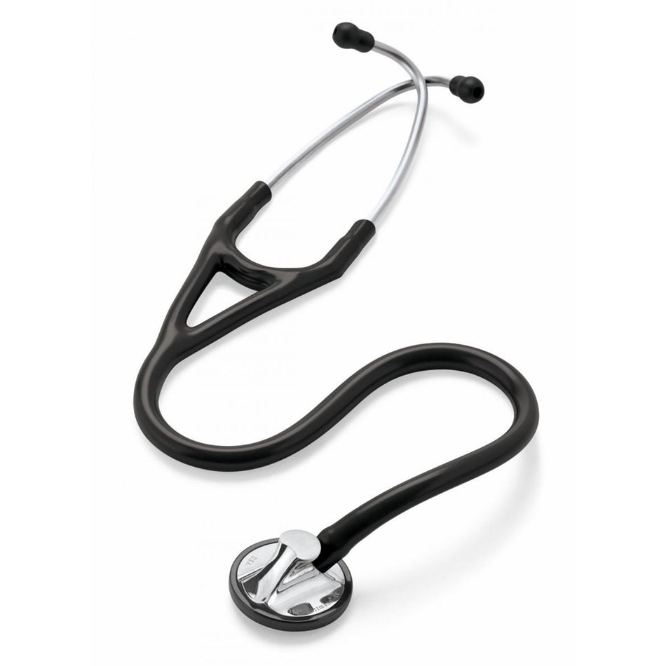 3M Littmann Master Cardiology Stethoscope, Black-Cardiology Stethoscope 3M Littmann Master Cardiology Black 1-Tube 27 Inch Tube Single Sided Chestpiece