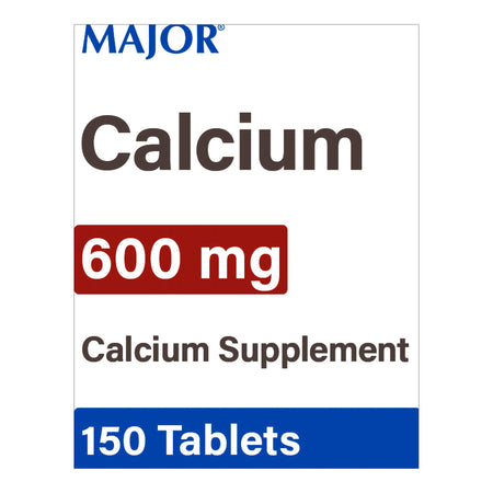 Major® 600-mg Calcium Carbonate Supplement - Pharmaceuticals>Over the Counter>Nonprescription Vitamins and Minerals - Majo...