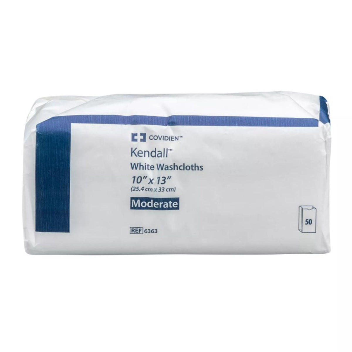 Kendall™ Washcloth, 10 x 13 Inch