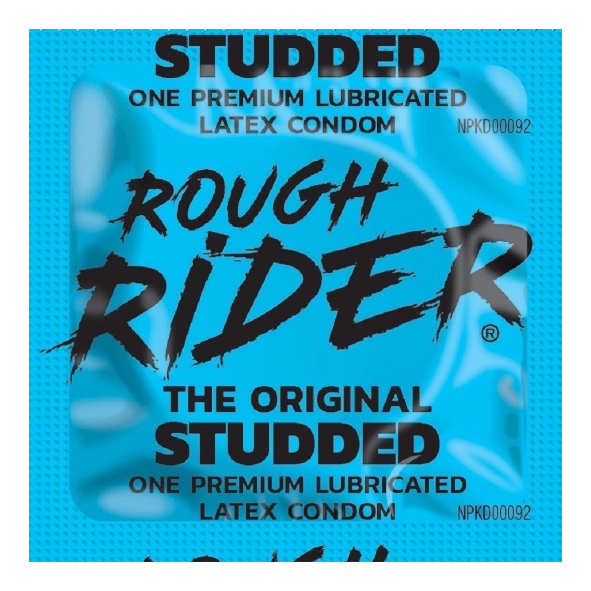 Rough Rider Lubricated Latex Condom-"Condom Rough Rider Lubricated One Size Fits Most 1,000 per Case"
