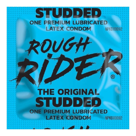 Rough Rider Lubricated Latex Condom-"Condom Rough Rider Lubricated One Size Fits Most 1,000 per Case"