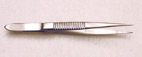 Splinter Forceps 4 1/2 Serrated - Instruments - Forceps - Complete Medical