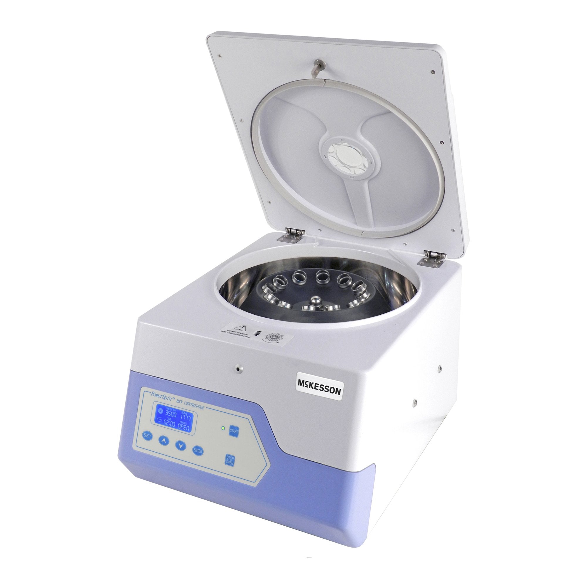 McKesson Variable Speed Centrifuge-"Variable Speed Centrifuge McKesson 12 Place Horizontal Rotor Variable speed 500-3,500 RPM"