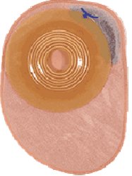Assura One-Piece Closed End Opaque Colostomy Pouch, 8 Inch Length, 3/4 to 1 Inch Stoma-"Ostomy Pouch Assura One-Piece System 8-1/2 Inch Length, Maxi Convex Light, Trim to Fit 3/4 to 1-3/4 Inch Stoma Closed End"