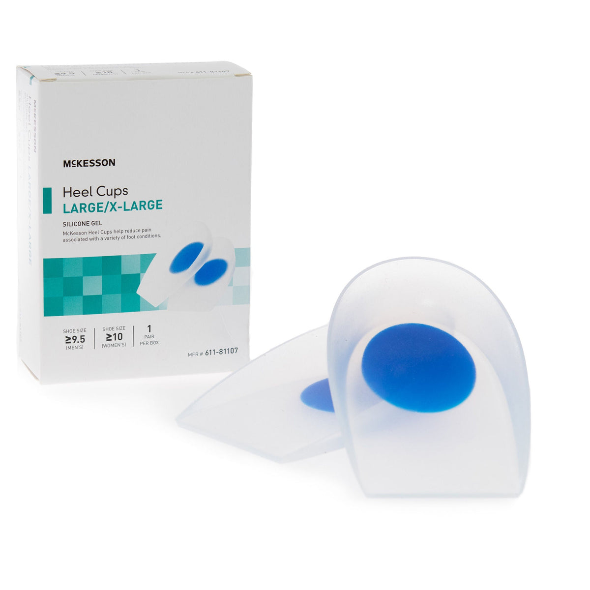 McKesson Heel Cup, Large / Extra Large - Orthopedic>Immobilizers, Splints and Supports>Lower Body>Shoe Inserts and Insoles...