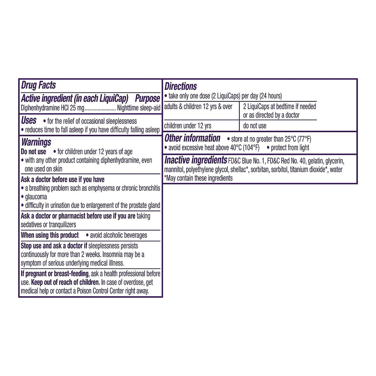 ZzzQuil Nighttime Sleep-Aid LiquiCaps-Sleep Aid ZzzQuil 12 per Box Caplet 25 mg Strength