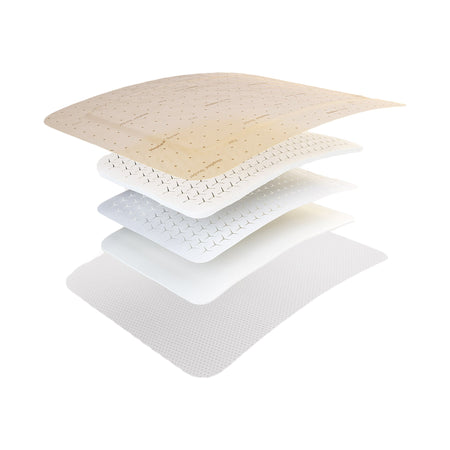 Mepilex® Border Flex Adhesive with Border Foam Dressing, 6 x 6 Inch - Wound Care>Advanced Wound Care>Foam Dressings - Moln...