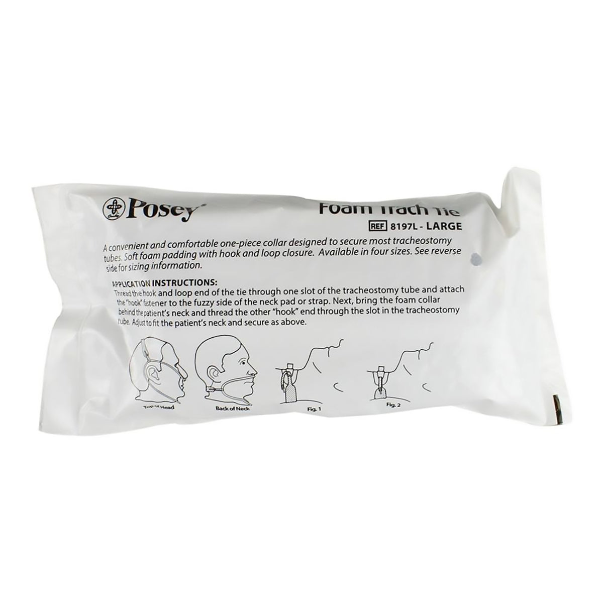 Posey Tracheostomy Tube Holder, Large-Tracheostomy Tube Holder POSEY 23-1/2 X 1 Inch Adult