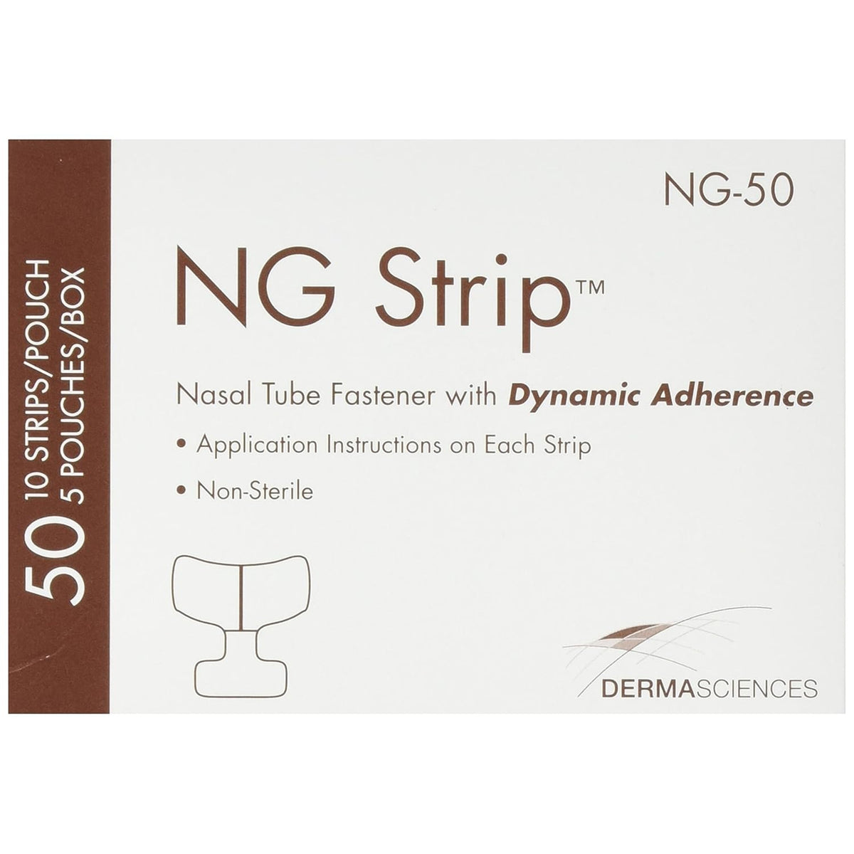 NG Strip Nasal Tube Fasteners-Nasal Tube Fastener Derma Sciences