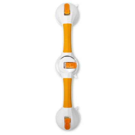 McKesson Rotating Suction-Cup Grab Bar, White/Yellow Plastic - Ambulatory Equipment>Safety and Grab Bars - McKesson Brand
