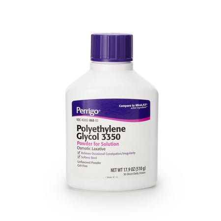 Perrigo Polyethylene Glycol Cathartic / Laxative - Pharmaceuticals>Rx>Anticonstipation Agents - Padagis US LLC