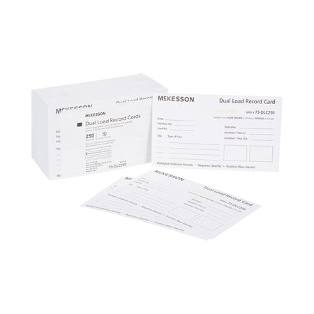 McKesson Sterilization Record Card-Sterilization Record Card McKesson Steam / EO Gas
