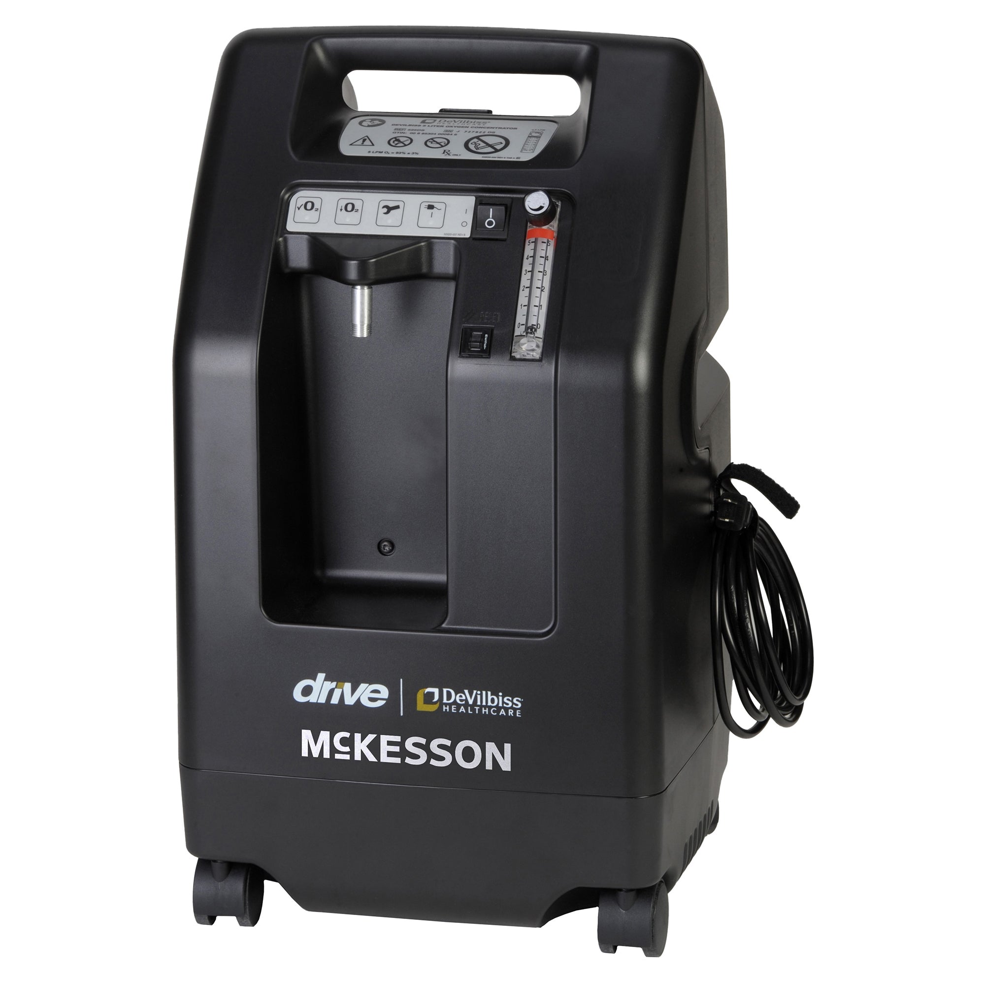 McKesson 5-Liter Compact Concentrator with Oxygen Sensing Device-Oxygen Concentrator McKesson