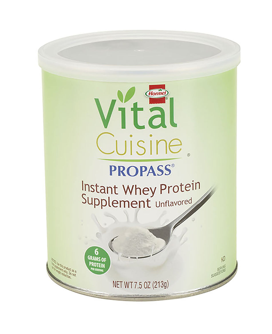 Vital Cuisine� ProPass� Instant Whey Protein Supplement, 7� ounce can-Oral Supplement Hormel Vital Cuisine� PROPASS� Unflavored Powder 7.5 oz. Can