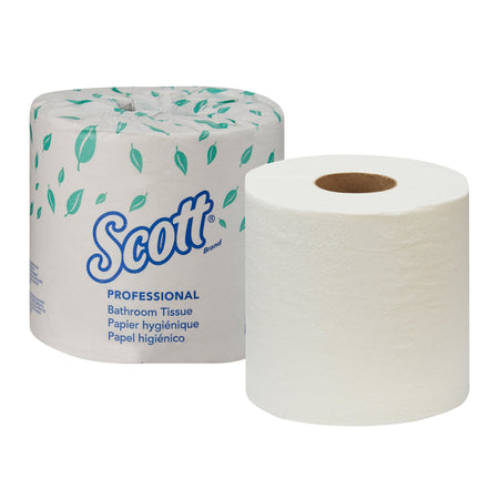 Scott Essential Toilet Tissue, Standard-Toilet Tissue Scott Essential White 2-Ply Standard Size Cored Roll 550 Sheets 4 X 4-1/10 Inch