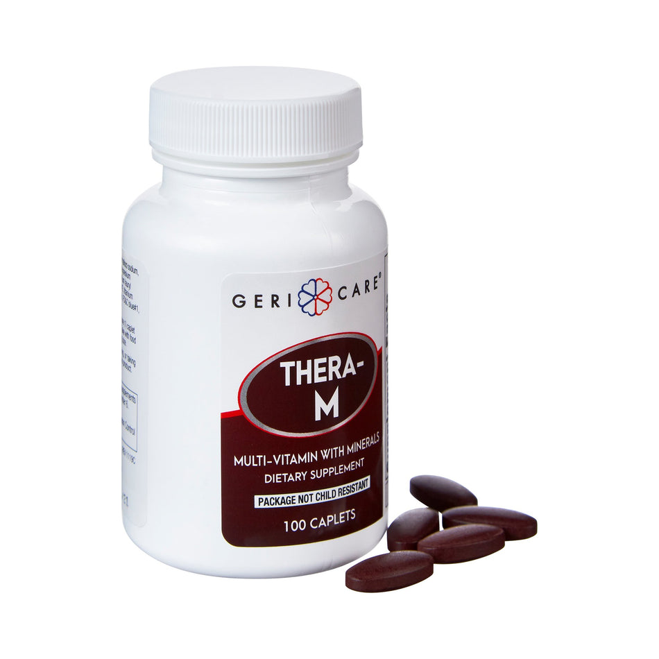 Geri-Care Multivitamin Supplement with Minerals-Multivitamin Supplement with Minerals Geri-Care Tablet 100 per Bottle