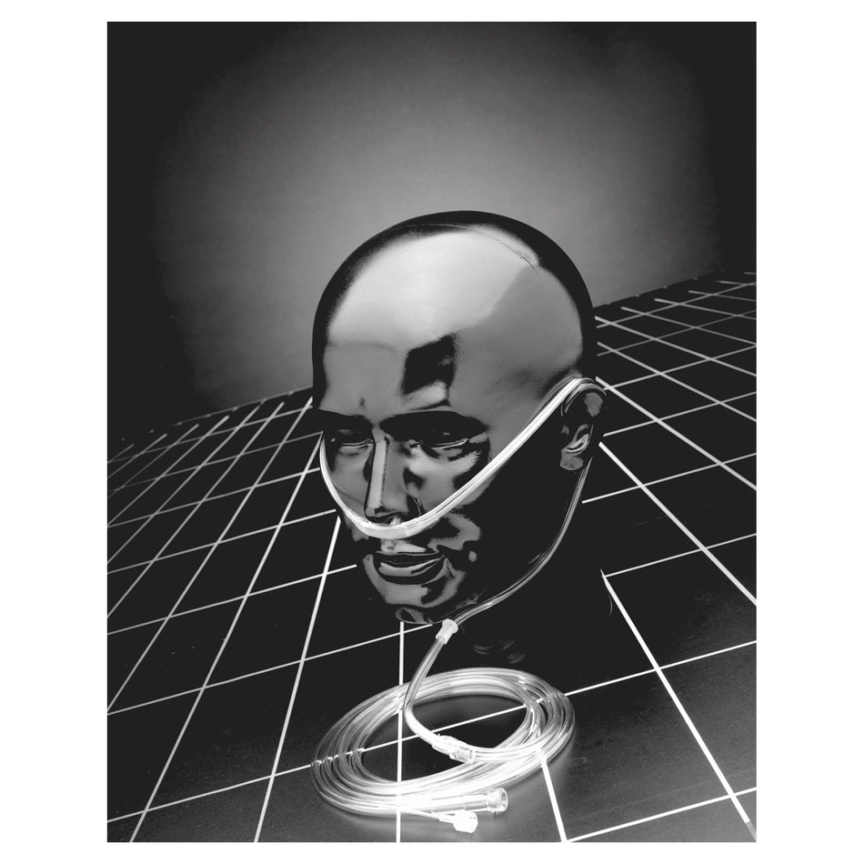 Salter-Style ETCO2 Nasal Sampling Cannula with O2-ETCO2 Nasal Sampling Cannula with O2 Delivery Salter-Style Adult Curved Prong / NonFlared Tip 7 Foot O2 / 7 Foot CO2 Line