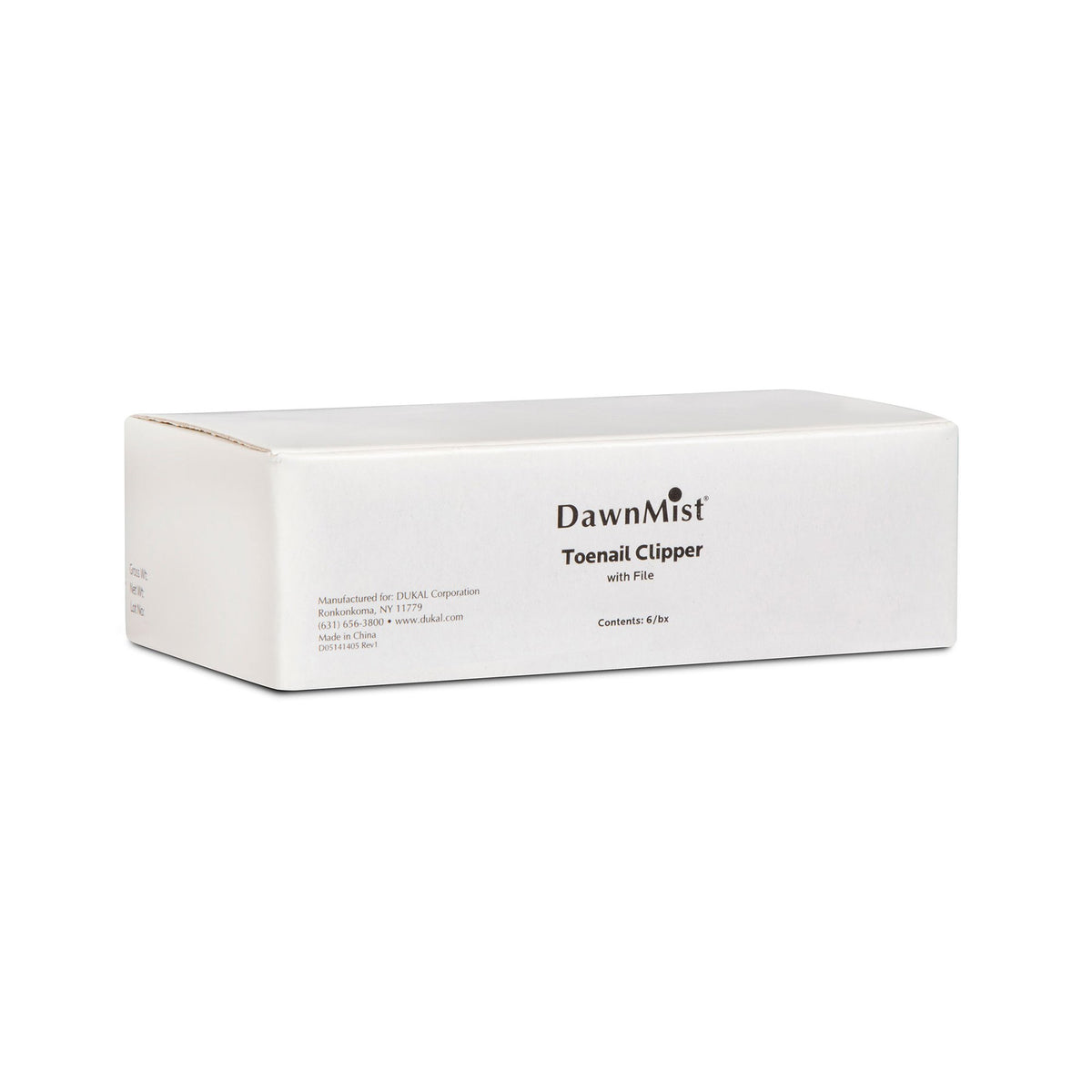 DawnMist Toenail Clippers with File-Toenail Clippers DawnMist Thumb Squeeze Lever
