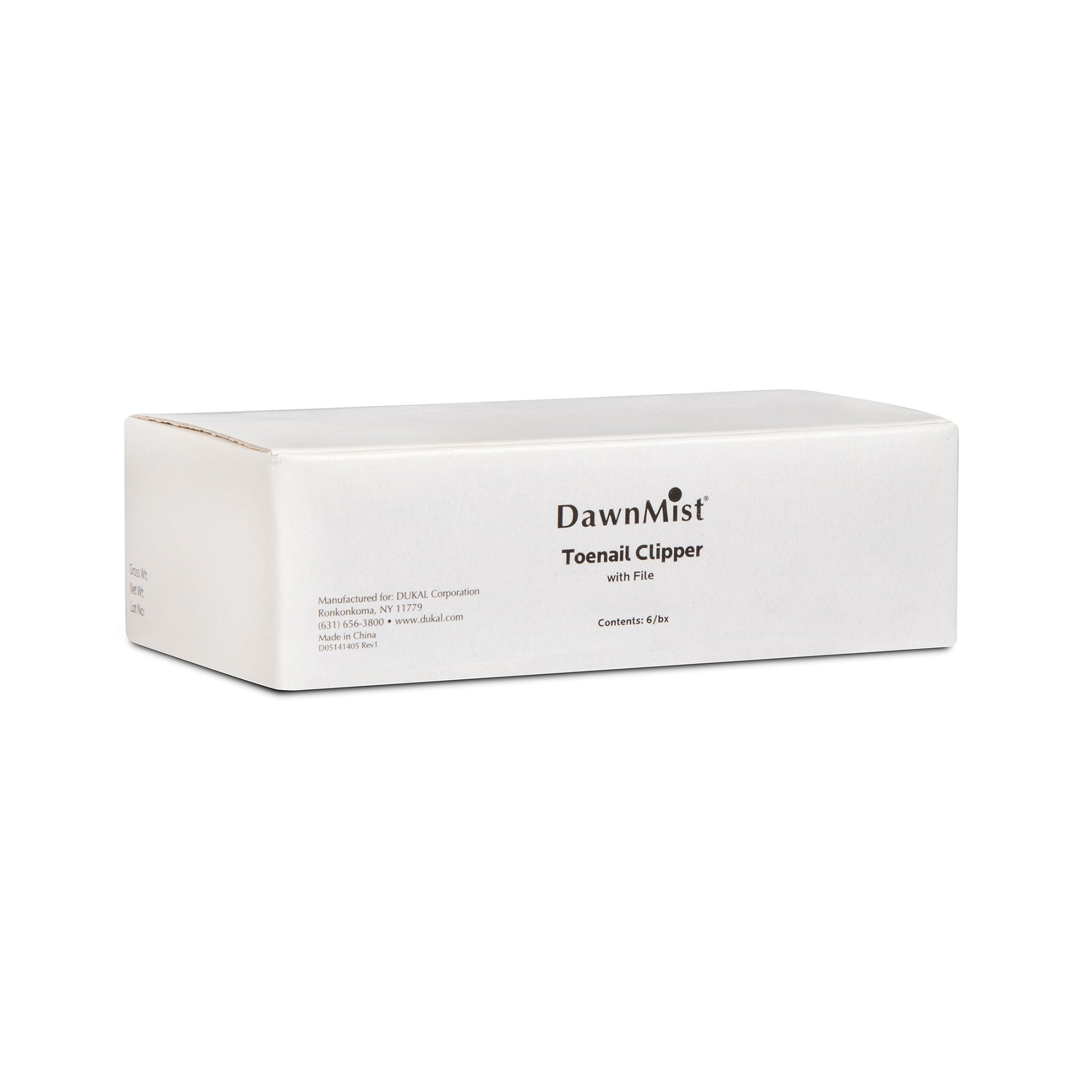 DawnMist Toenail Clippers with File-Toenail Clippers DawnMist Thumb Squeeze Lever