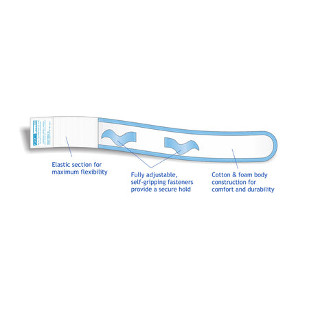 Fitz-All Universal Fabric Leg Bag Strap-"Leg Bag Strap Urocare 13 to 20 Inch Long, Small, 2 Inch Wide, Fabric, Hook and Loop"