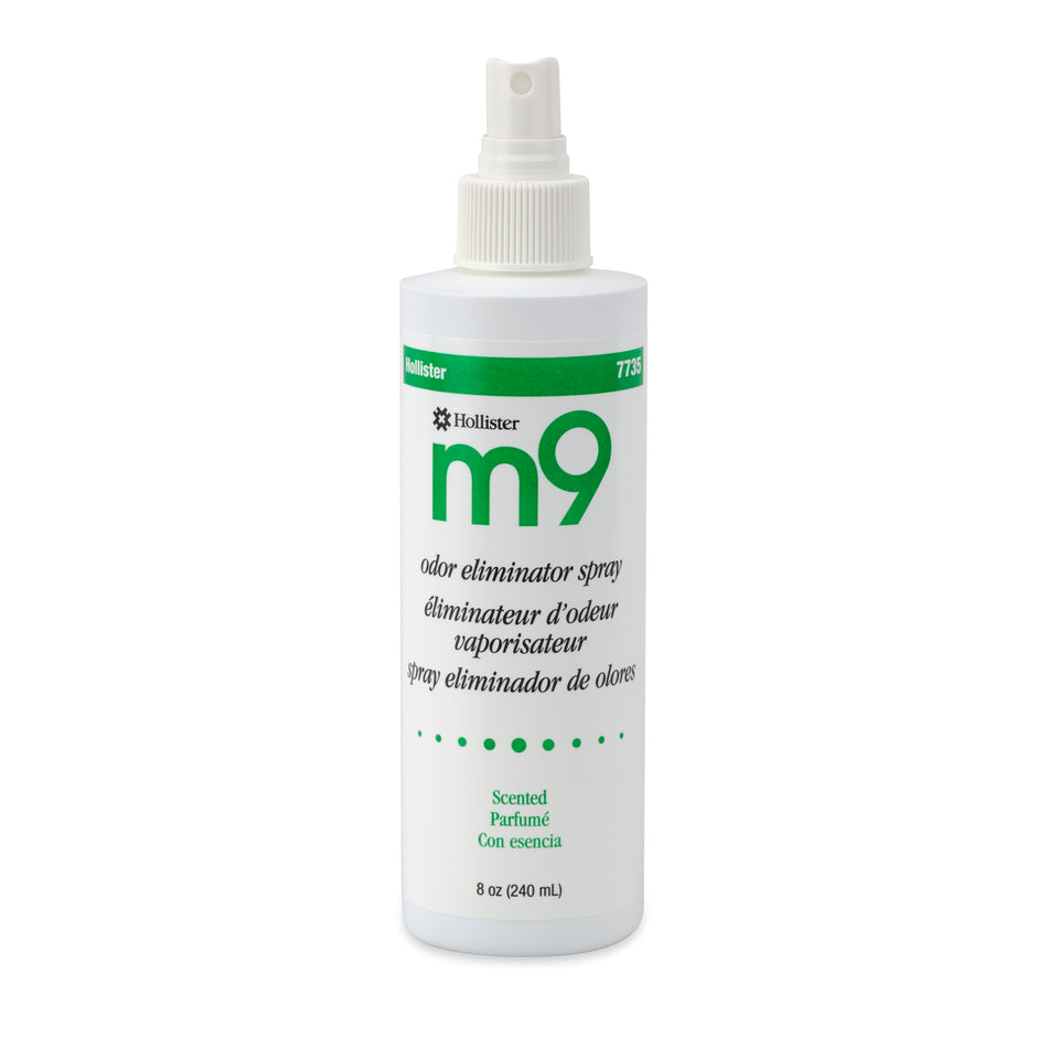 Hollister m9 Ostomy Appliance Deodorant, 8 oz, Apple Scented-Deodorizer M9 Liquid 8 oz. Bottle Green Apple Scent