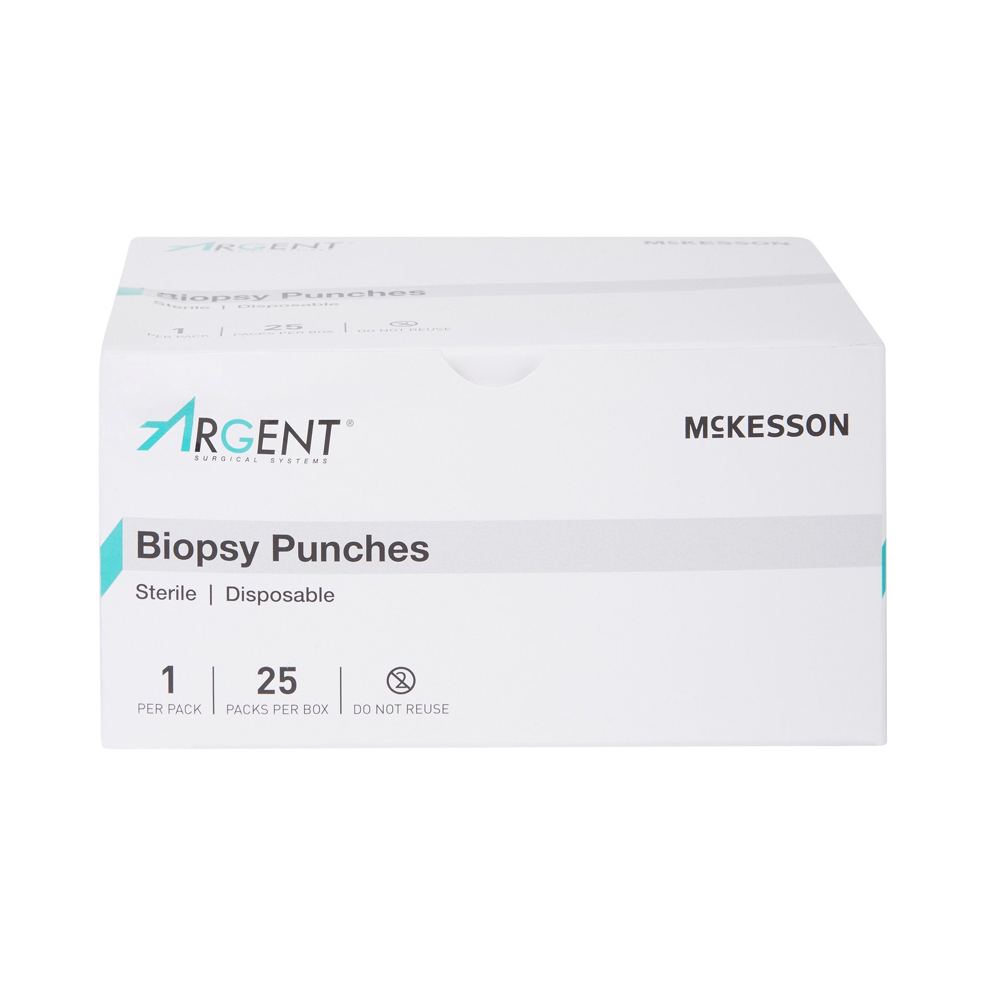 McKesson Argent Disposable Biopsy Punches, 8.0 mm-Biopsy Punch McKesson Argent Dermal 8 mm