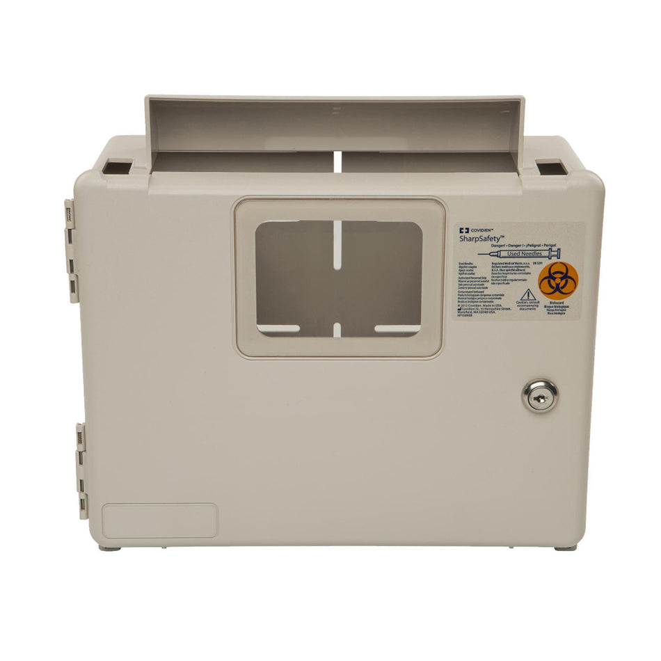 Monoject Wall Enclosure for 5 Quart In-Room Sharps Container-Sharps Container Cabinet / Wall Enclosure Monoject ABS Plastic Wall Mount Locking