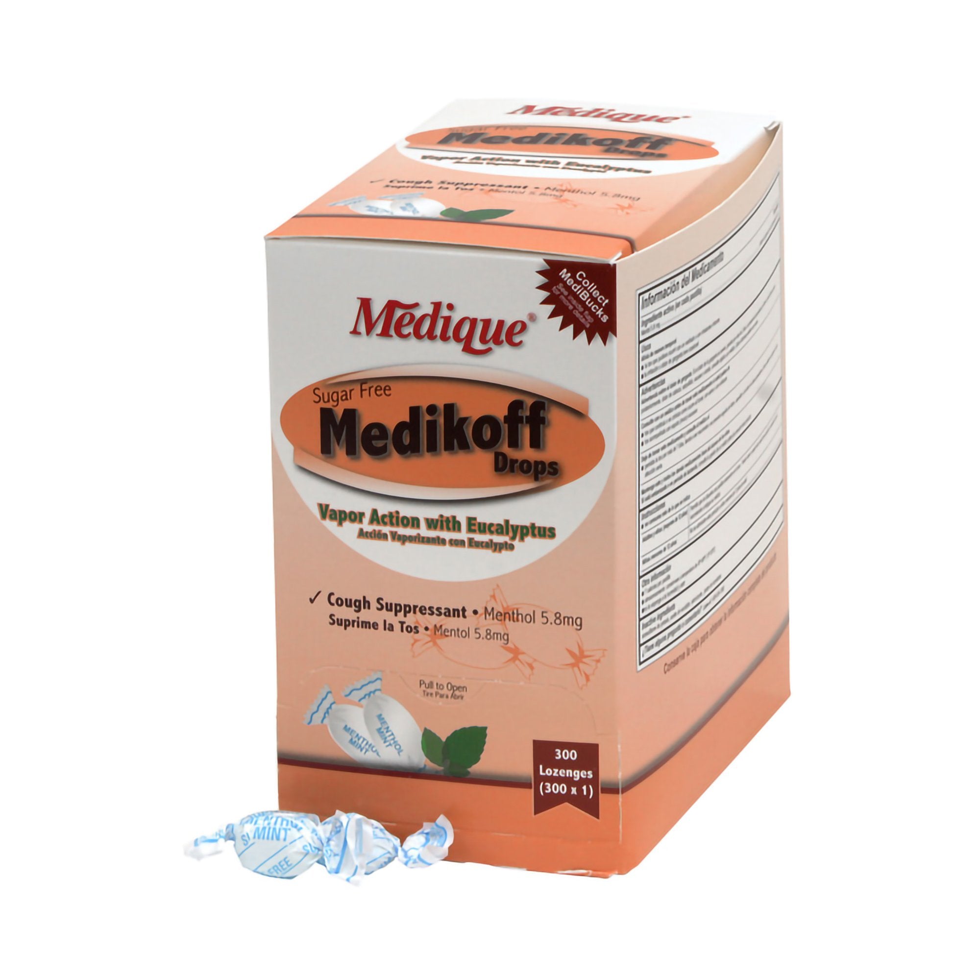 Medikoff Menthol Cold and Cough Relief-Cold and Cough Relief Medikoff 6.1 mg Strength Lozenge 300 per Box