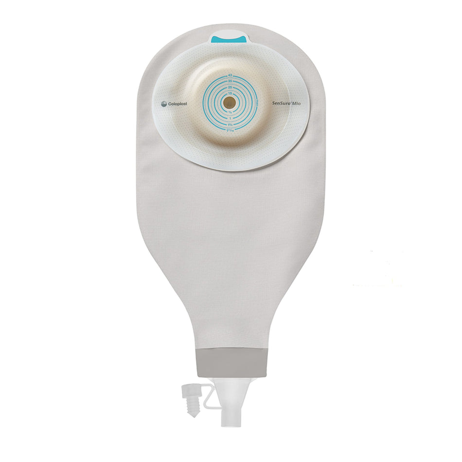SenSura Mio High Output One-Piece Drainable Transparent Ostomy Pouch, 10 to 43 mm Stoma-"Ostomy Pouch SenSura Mio High Output One-Piece System Convex Light, Trim to Fit 10 to 43 mm Stoma Drainable"