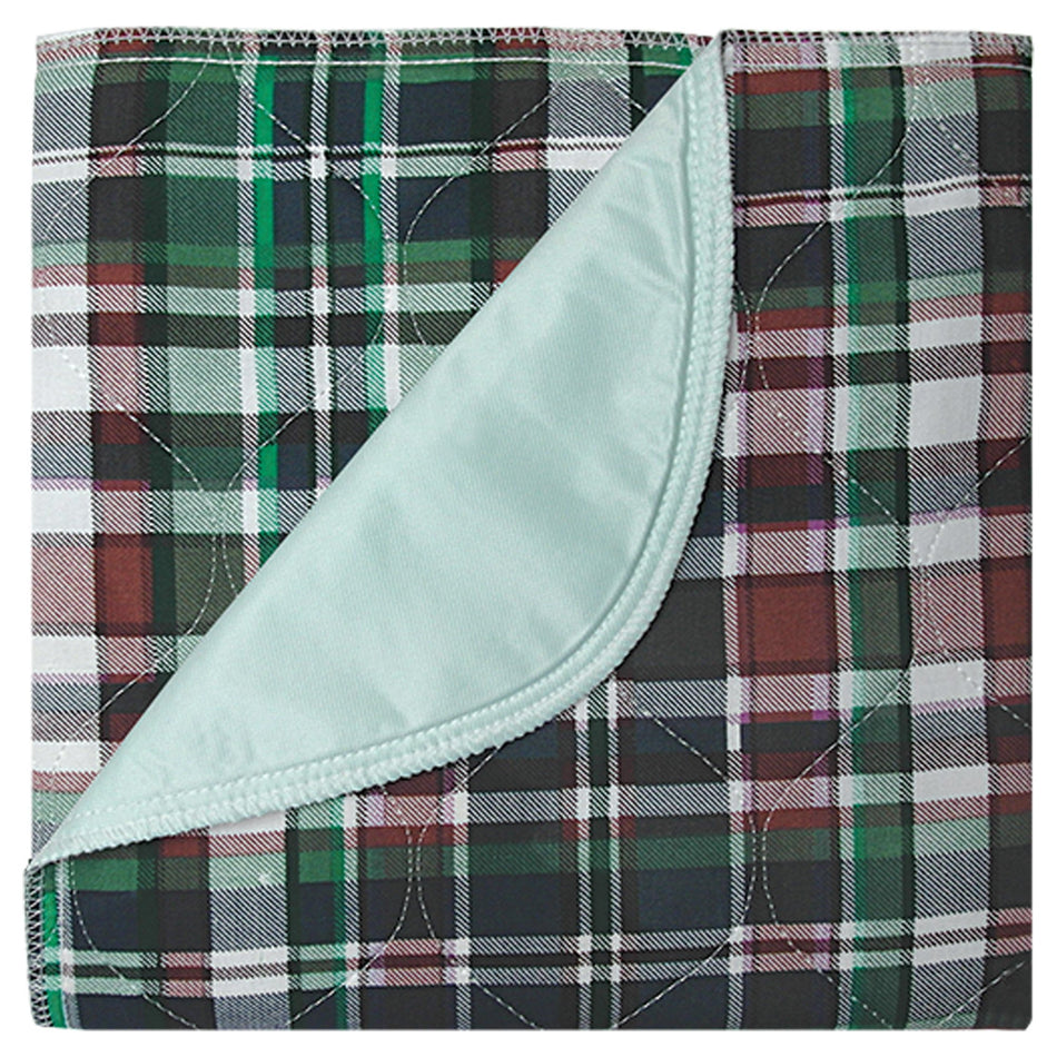 Beck's Classic Highland Blue Plaid Underpad, 30 x 36 Inch - Incontinence>Underpads - Beck's Classic