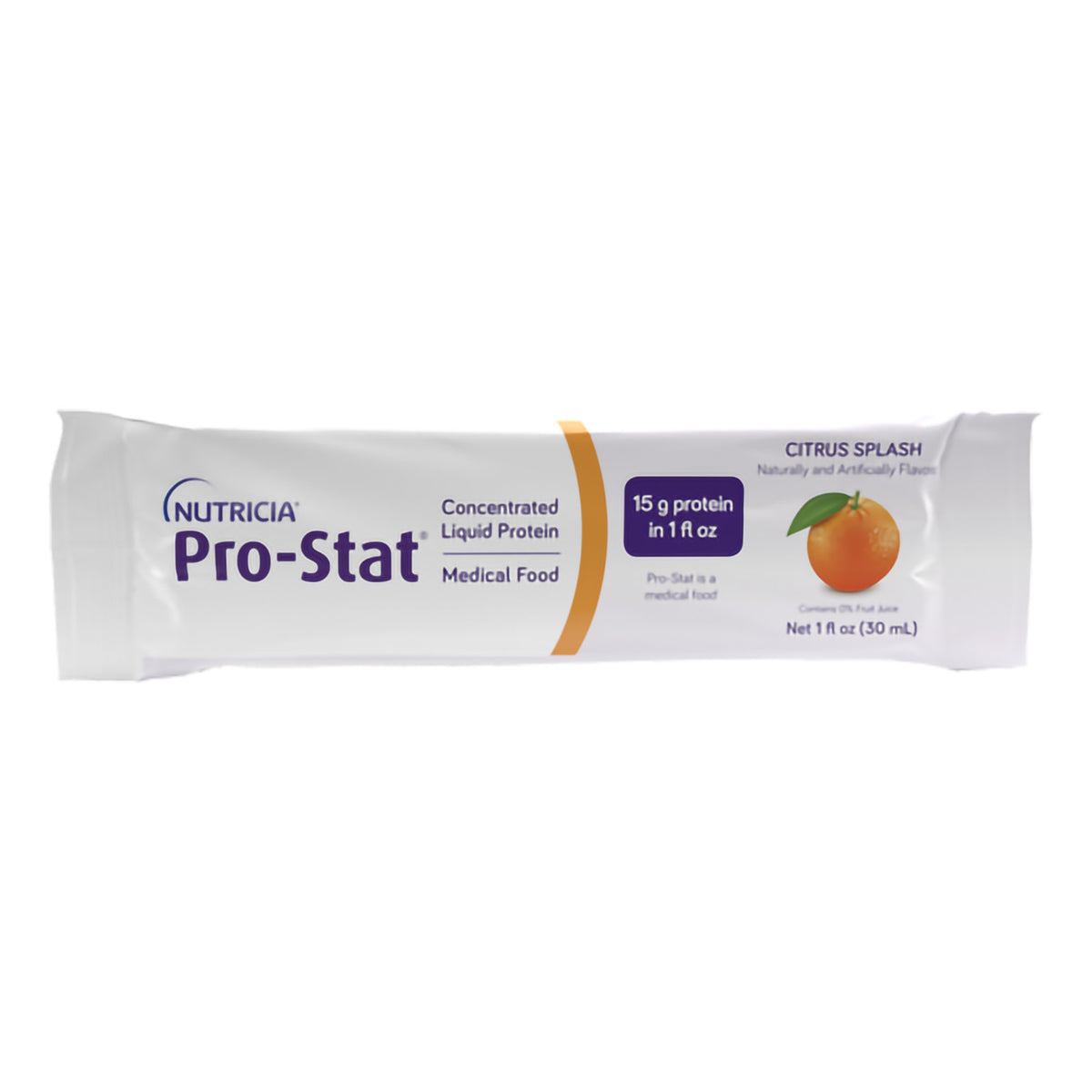 Pro-Stat Citrus Splash Complete Liquid Protein-Oral Supplement Pro-Stat Citrus Splash Flavor Liquid 1 oz. Individual Packet
