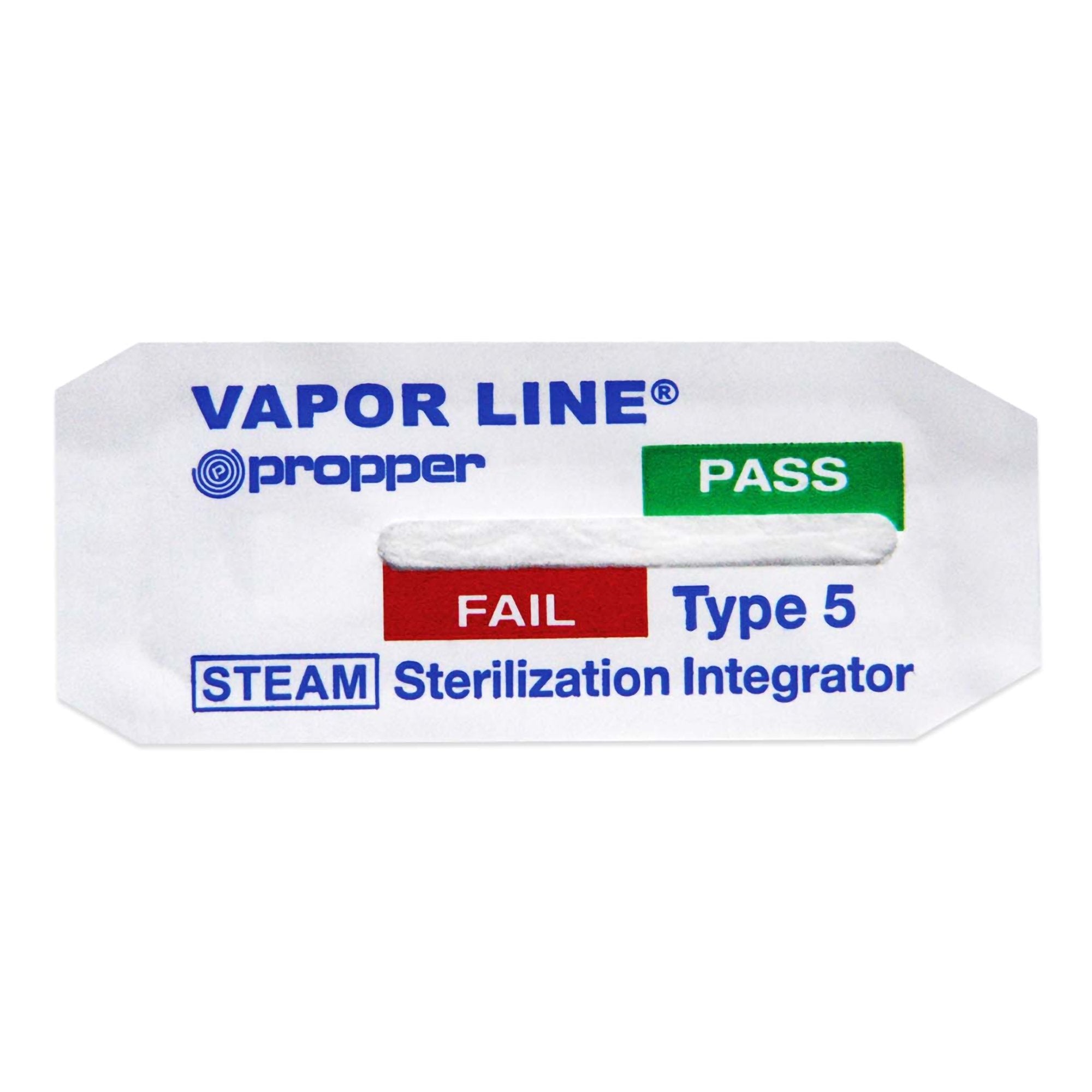 Vapor Line Sterilization Chemical Integrator Strip, 2 Inch, Class 5-Vapor Line Sterilization Chemical Integrator Strip Steam 2 Inch Length