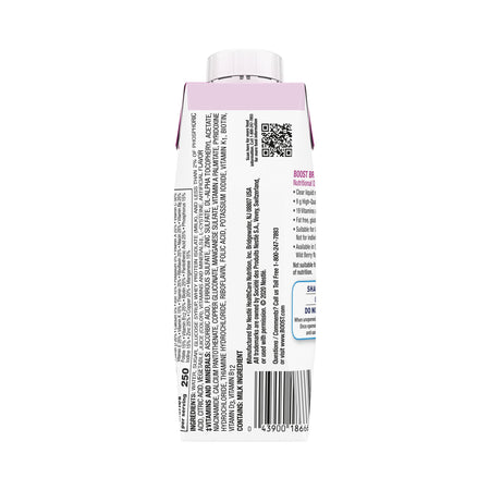 Boost Breeze® Wild Berry Nutritional Drink, 8-ounce Carton - Nutritionals and Feeding Supplies>Nutritionals>Oral Supplemen...