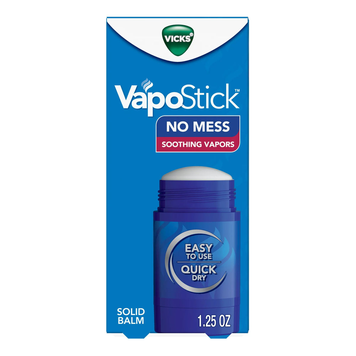 Vicks Vapostick Solid Balm - Pharmaceuticals>Over the Counter>Cough and Cold Relief - Procter & Gamble