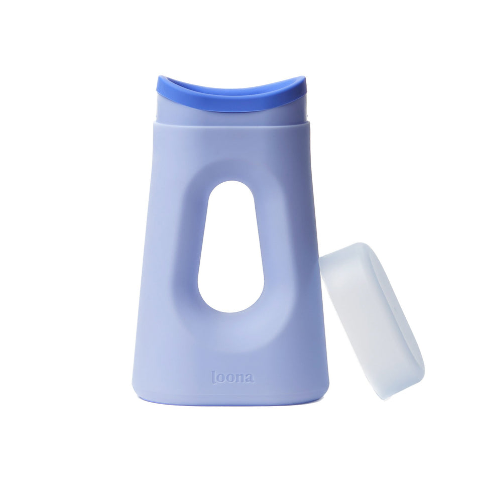 The Loona Female Urinal, Loona Blue-Female Urinal The Loona 30 oz. With Closure Single Patient Use