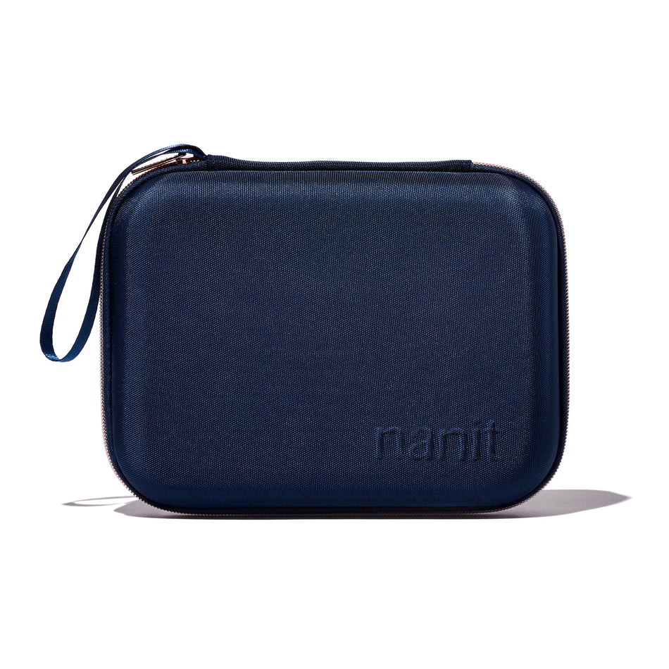Nanit Travel Case, Blue-Baby Monitor Travel Case Nanit Case Dimensions: 9 x 7.25 x 2.25 inches For use with Prosmart Sleep Monitor