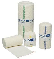Shur-Band LF Single Hook and Loop Closure Elastic Bandage, 3 Inch x 5 Yard-Elastic Bandage Shur-Band LF 3 Inch X 5 Yard Single Hook and Loop Closure Natural Sterile Standard Compression