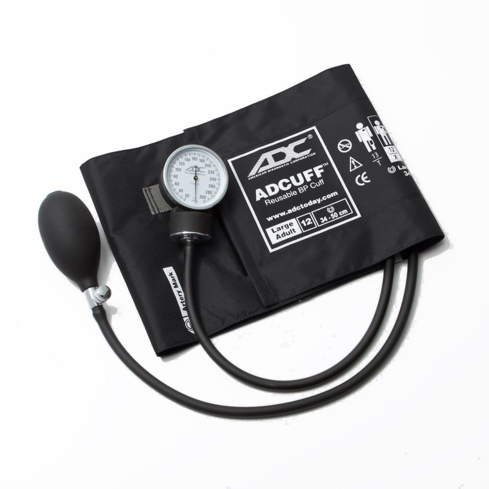 Diagnostix� 760 Series Aneroid Sphygmomanometer-Aneroid Sphygmomanometer Unit Prosphyg�760 Series Large Adult Cuff Nylon Cuff 34 - 50 cm Pocket Aneroid