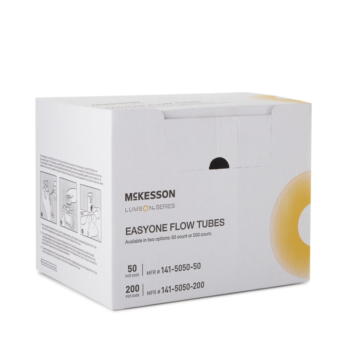 McKesson Lumeon Flow Tube Mouthpiece-McKesson LUMEON Mouthpiece Plastic Disposable