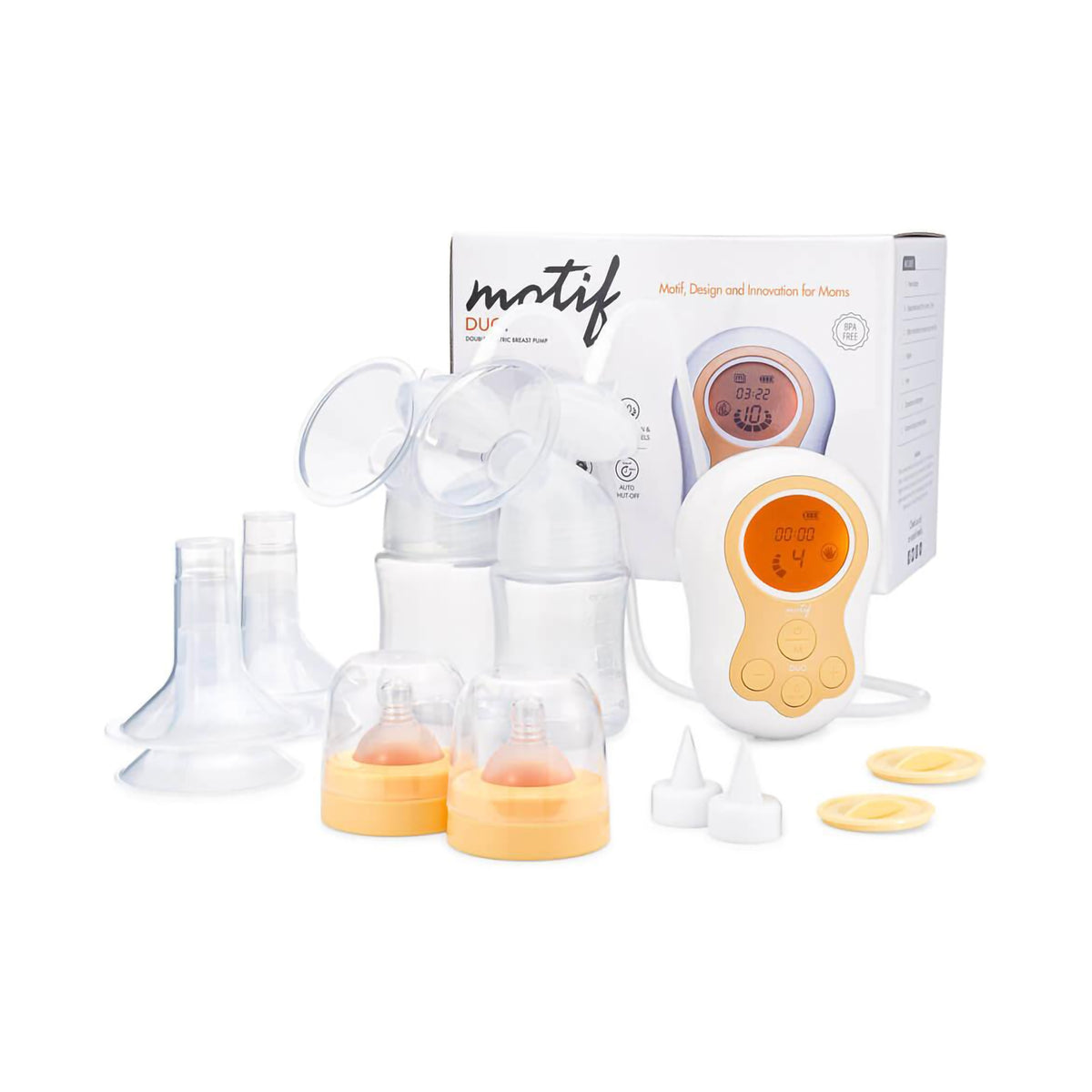Motif Duo Double Electric Breast Pump Kit-Double Electric Breast Pump Kit Duo