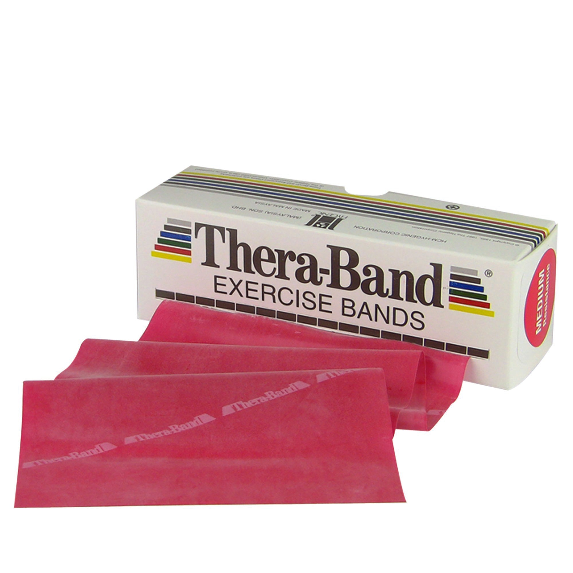 TheraBand Exercise Resistance Band, Red, 5 Inch x 6 Yard, Medium-Exercise Resistance Band TheraBand Red 5 Inch X 6 Yard Medium Resistance