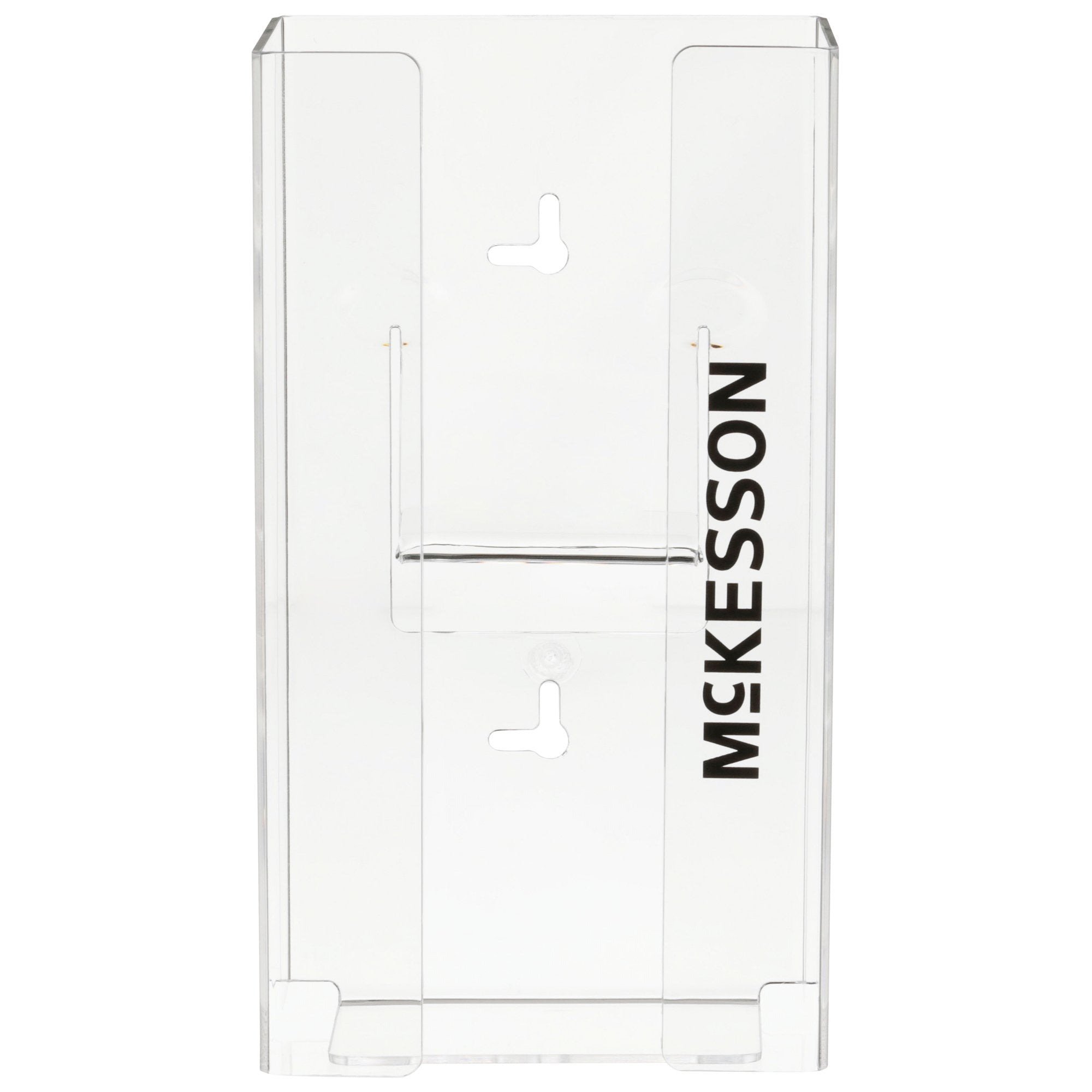 McKesson Glove Box Holder, 1-Box Capacity, Plastic-Glove Box Holder McKesson Horizontal or Vertical Mounted 1-Box Capacity Clear 4 X 5-1/2 X 10 Inch Plastic