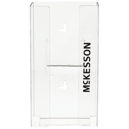 McKesson Glove Box Holder, 1-Box Capacity, Plastic-Glove Box Holder McKesson Horizontal or Vertical Mounted 1-Box Capacity Clear 4 X 5-1/2 X 10 Inch Plastic