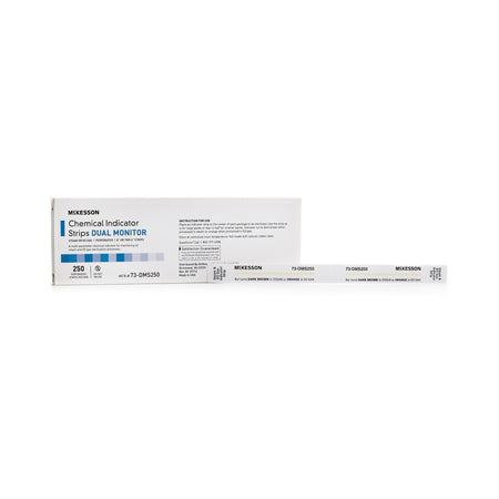 McKesson Sterilization Chemical Indicator Strip-McKesson Sterilization Chemical Indicator Strip Steam / EO Gas 8 Inch Length